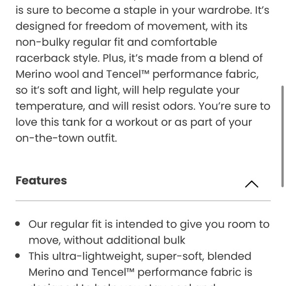 Merino tank top by Smartwool - Picture 3 of 3